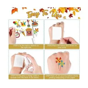 288 piezas de 48 estilos de tatuajes temporales de_3