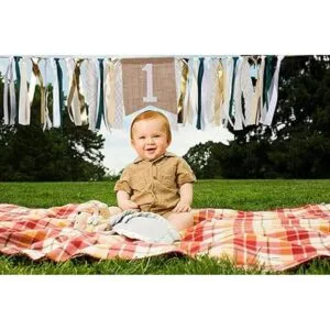 AULEGE Cartel de primer cumpleaños para bebé cartel para_6