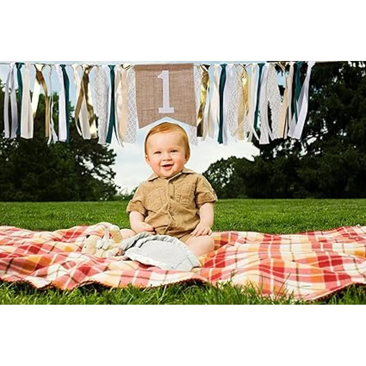 AULEGE Cartel de primer cumpleaños para bebé cartel para_6