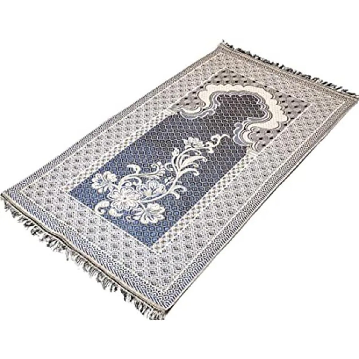 Alfombra de oración musulmana de estilo turco otomano con_1