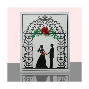 Troqueles de metal para parejas de boda plantillas de_2