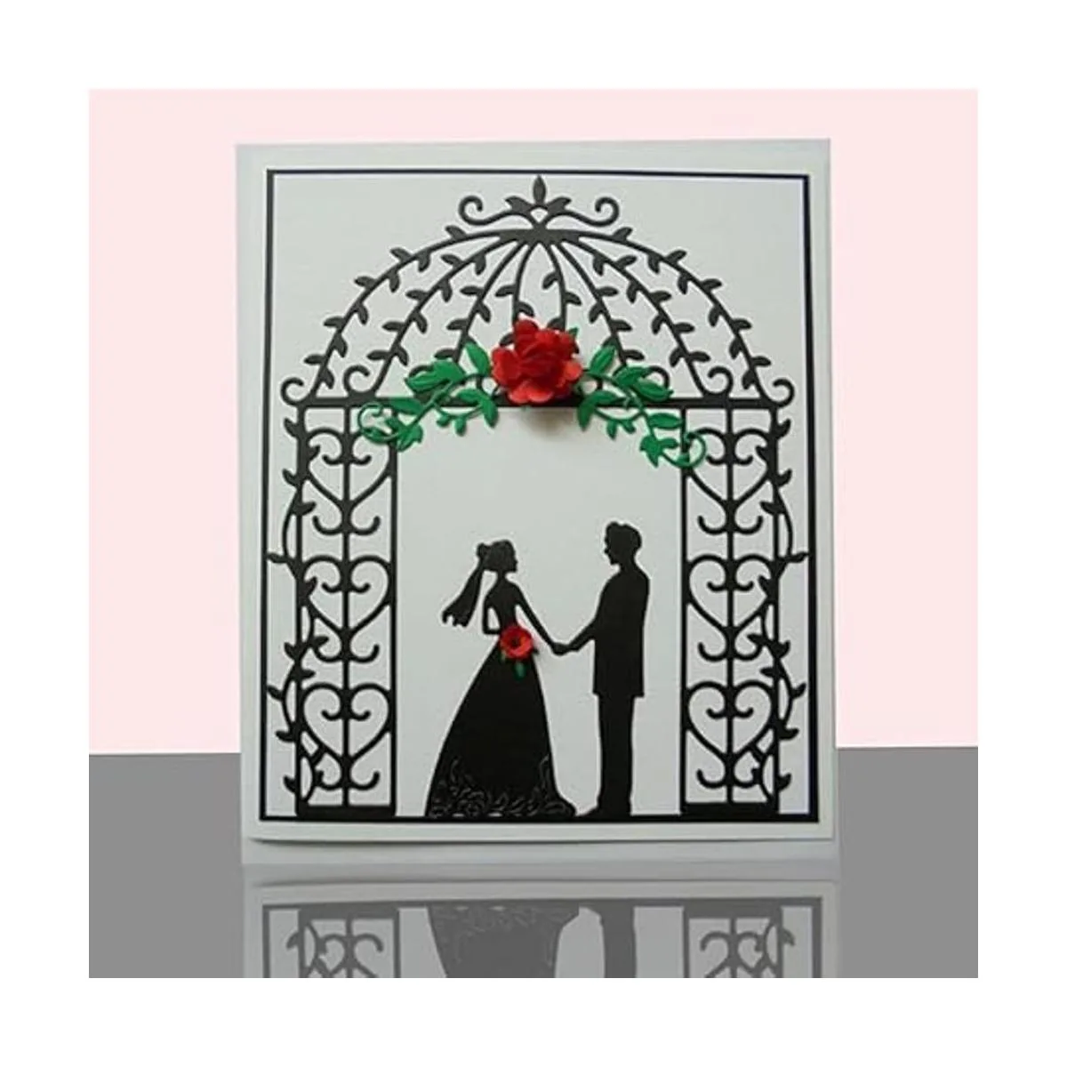 Troqueles de metal para parejas de boda plantillas de_2