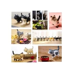 9 figuras realistas de gato juego de juguetes educativos_2