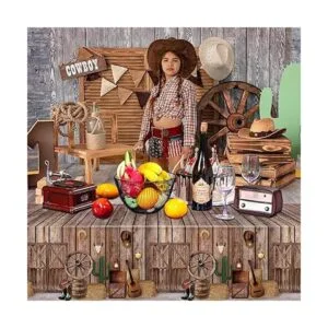 Mantel de fiesta occidental cubierta de mesa de fiesta de_5