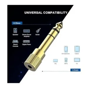 3 paquetes de adaptadores de audio estéreo 0.250 in 14_6