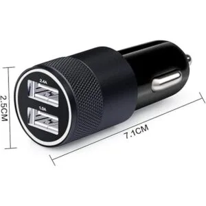 Cargador de auto sicodo pack de 2 24 A puerto usb dual_3