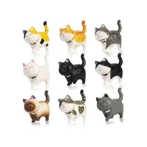 9 figuras realistas de gato juego de juguetes educativos_3