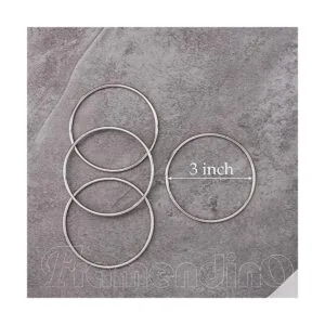 Framendino Paquete de 12 anillos de macramé de 3_3