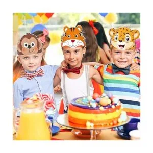 12 piezas de jungle safari zoológico animal fiesta de_4