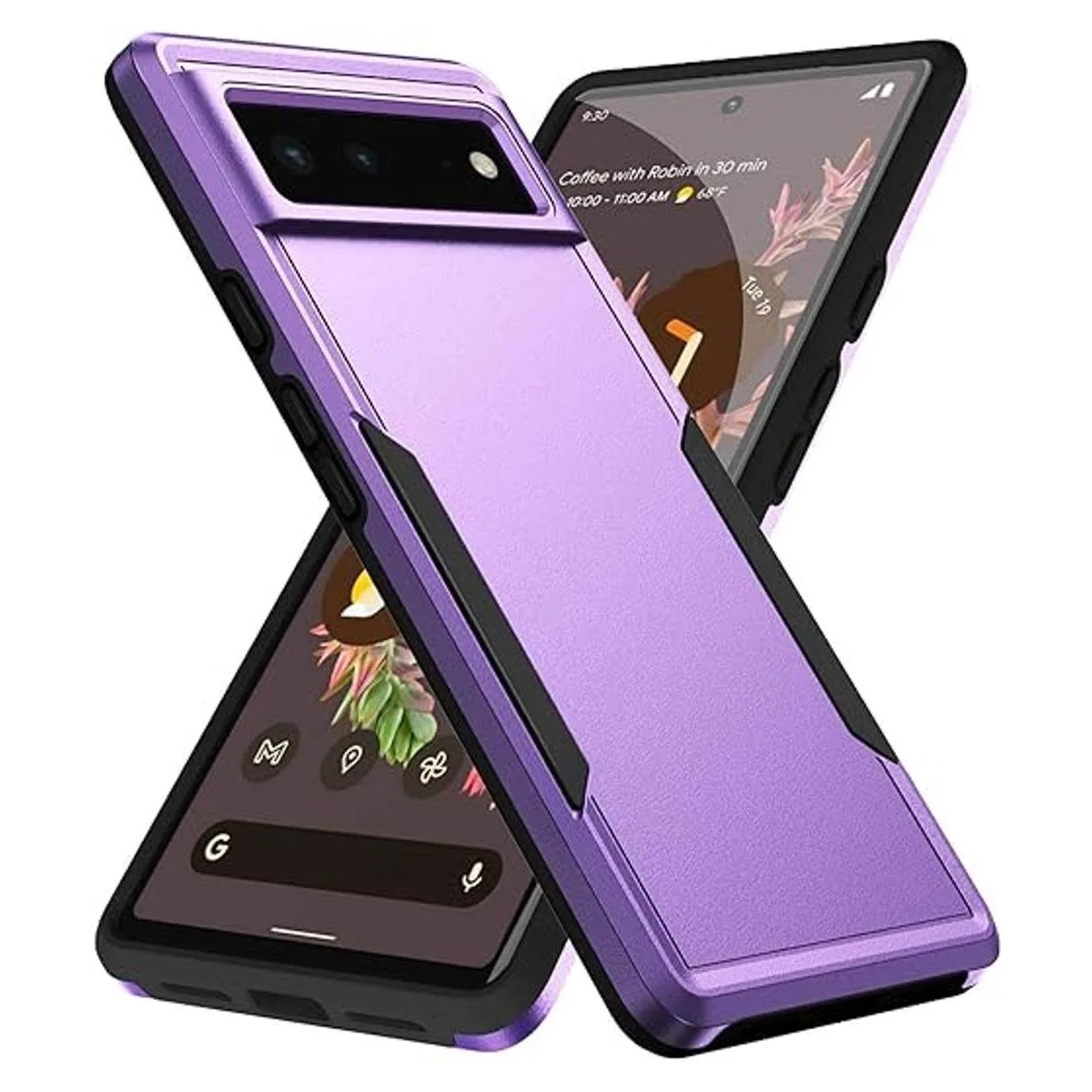 Funda para Pixel 6 parte trasera dura y TPU suave de_1