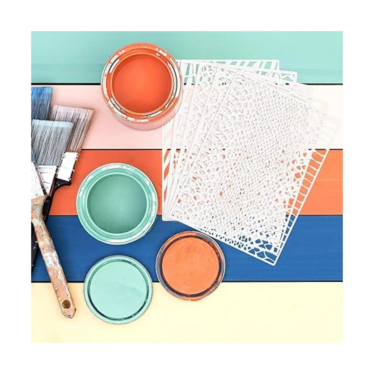 12 plantillas de pintura de leopardo plantillas de_7