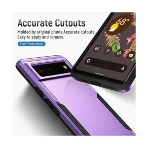 Funda para Pixel 6 parte trasera dura y TPU suave de_2