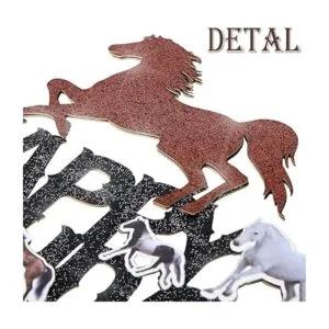 Decoración de pastel de feliz cumpleaños de caballo_5