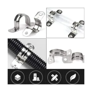 Paquete de 30 correas rígidas de acero inoxidable M40 1_2