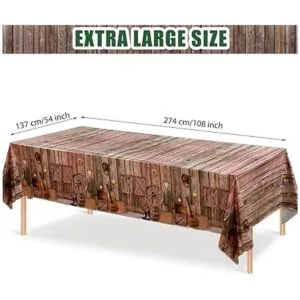 Mantel de fiesta occidental cubierta de mesa de fiesta de_2