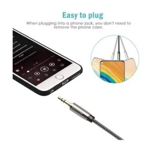 Cable AUX Hannord 0.138 in de nailon trenzado estéreo AUX_6