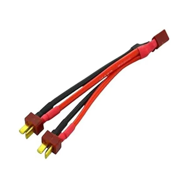 skrnrhrery Conector paralelo de enchufe en T con cable de_2