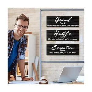 3 piezas motivacionales de arte de pared para la oficina_5