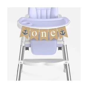 Rainlemon Pancarta náutica para silla alta para niño de_3