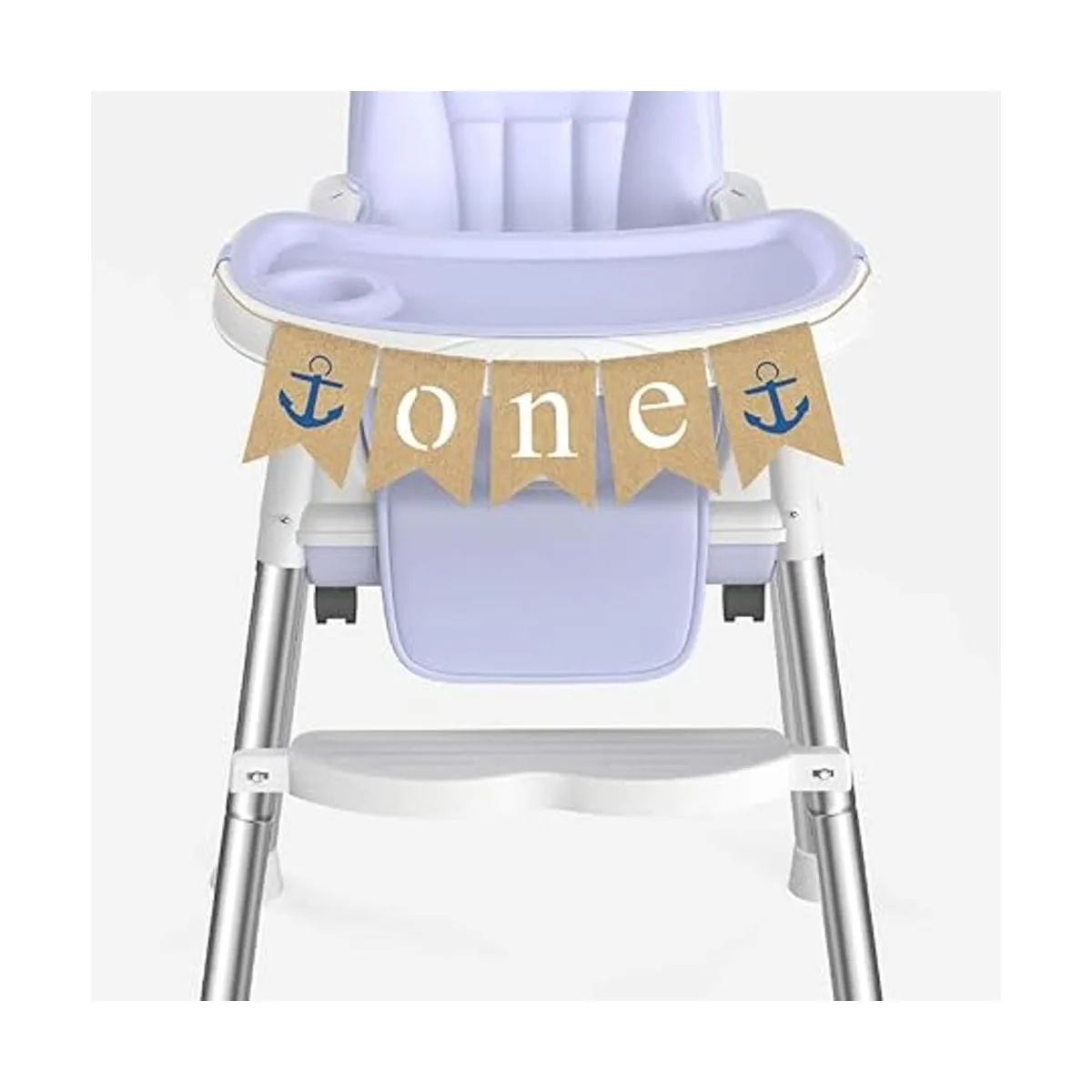 Rainlemon Pancarta náutica para silla alta para niño de_3