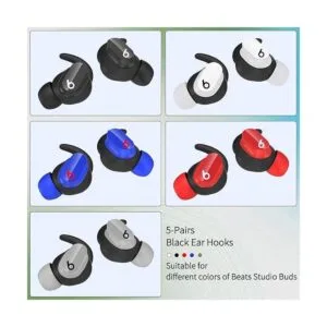5 pares Ganchos de oreja para Beats Studio Buds_6
