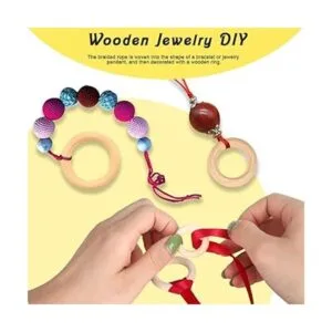 30 anillos de madera sin terminar anillos de madera_5