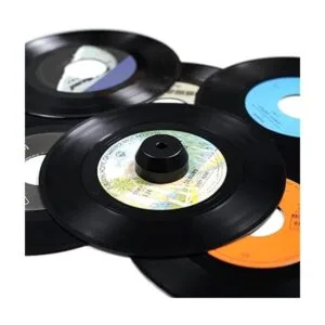 Adaptador de 45 RPM de aluminio sólido de 7 pulgadas de_5