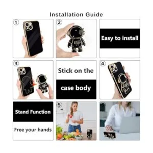 Pepmune Funda compatible con iPhone 13 diseño de soporte_2