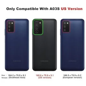 Funda para teléfono Samsung Galaxy A03s funda delgada de_2