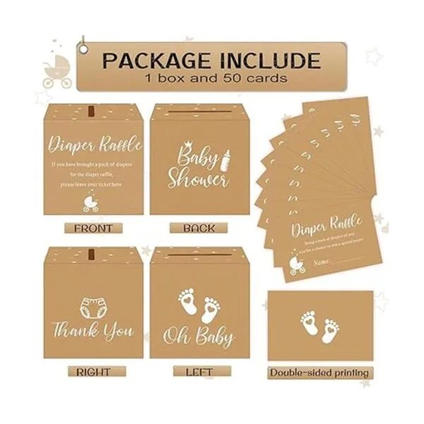 50 boletos para rifa de pañales con caja para baby shower_3