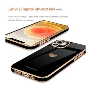 Teageo Funda compatible con iPhone 12 para mujeres y_4