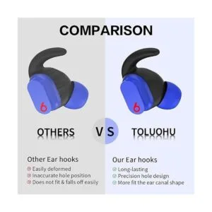5 pares Ganchos de oreja para Beats Studio Buds_7