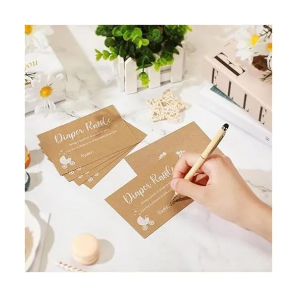 50 boletos para rifa de pañales con caja para baby shower_5