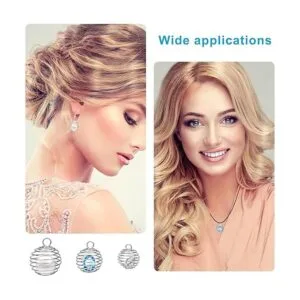 Winspeed 30 jaulas de cuentas en espiral con 30 cadenas de_5