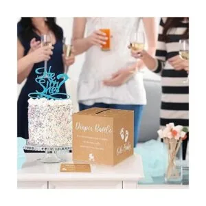 50 boletos para rifa de pañales con caja para baby shower_6