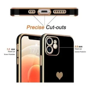 Teageo Funda compatible con iPhone 12 para mujeres y_3