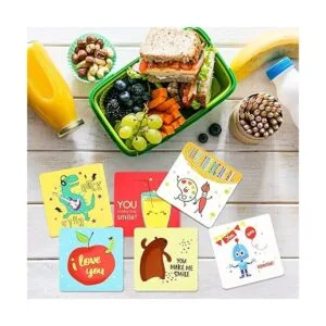 120 piezas de lonchera para niños lindas notas de_5
