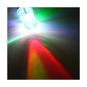 Uxcell 10pcs 0.197 in pre cableado LED rápido intermitente_5