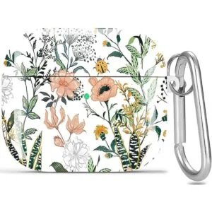 Funda para Airpods de 3 generación diseño de flores de_1