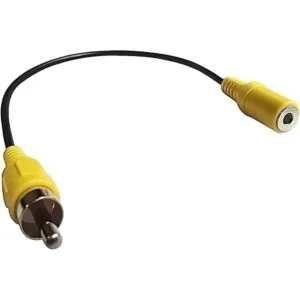 Faoyliye Paquete de 2 adaptadores RCA a 0.138 in chapado_6