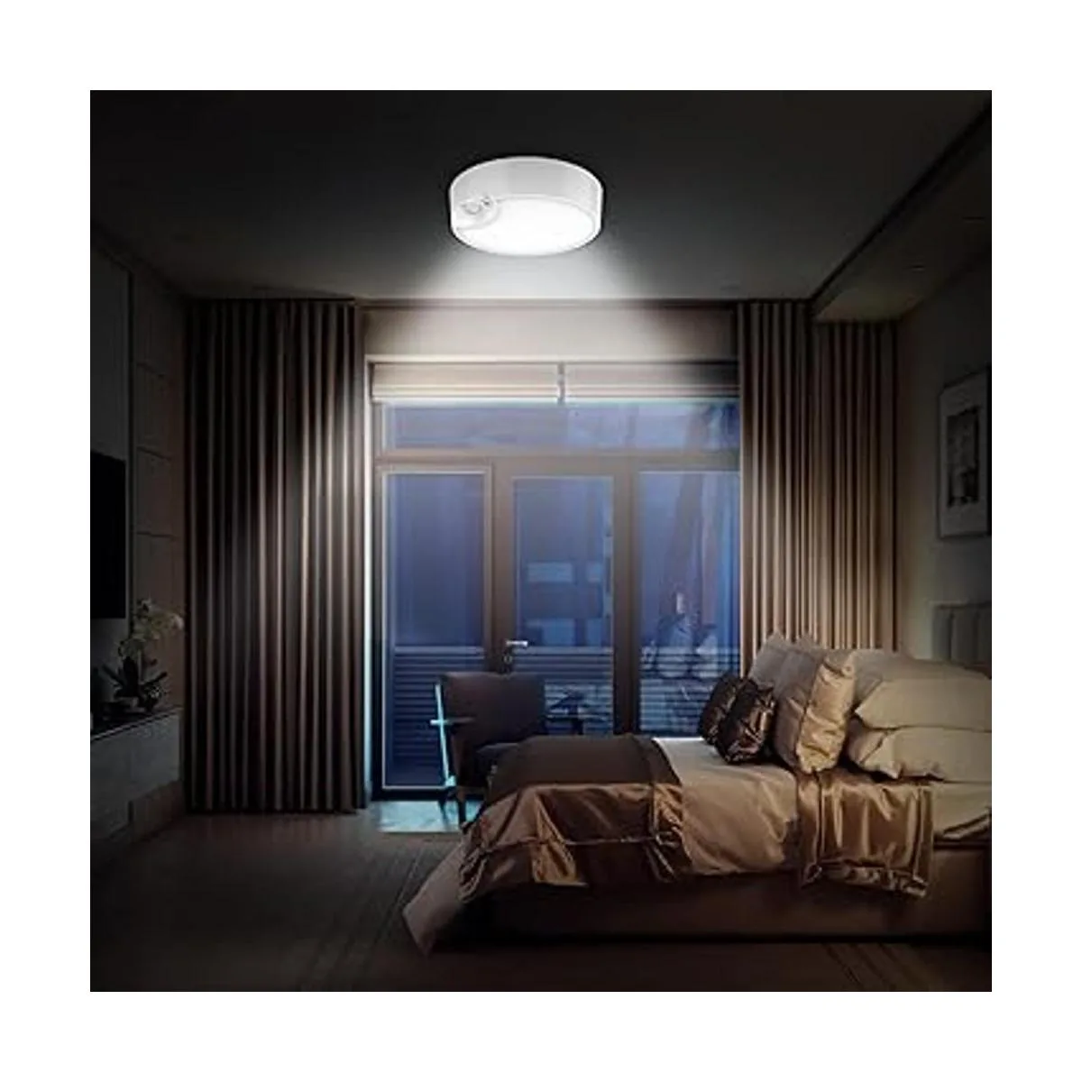AMIR Luz de techo con sensor de movimiento de 7.48_3