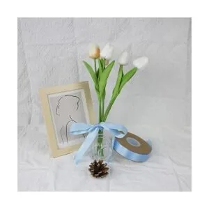 Nichemigo Cinta de satén sólida de doble cara de 1 x 50_3