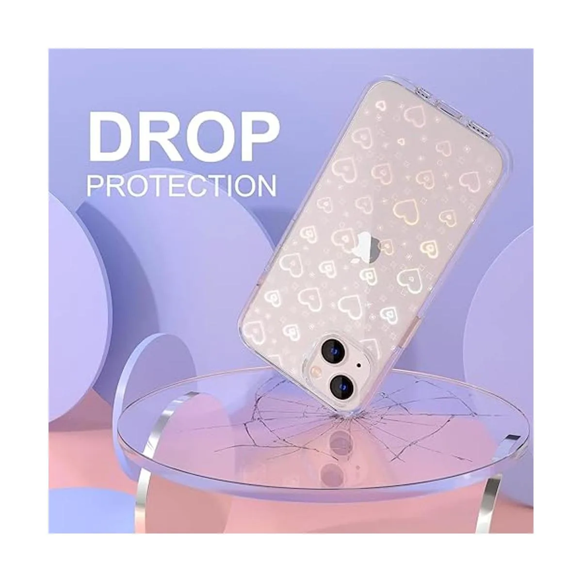 Tksafy Funda compatible con iPhone 14 diseño holográfico_4