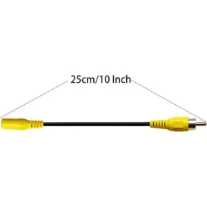 Faoyliye Paquete de 2 adaptadores RCA a 0.138 in chapado_2