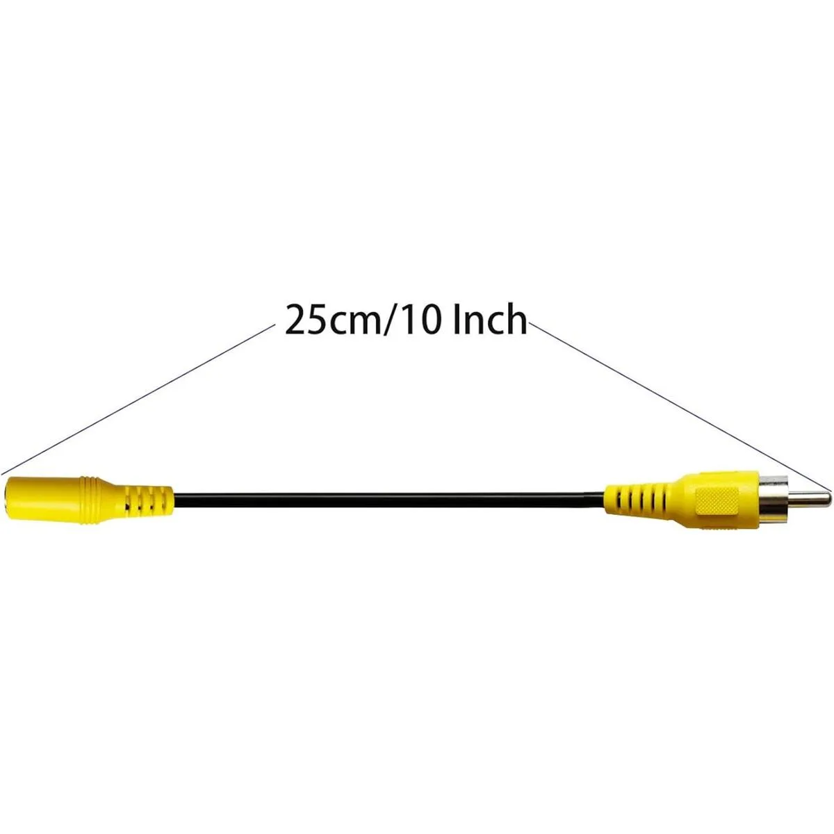 Faoyliye Paquete de 2 adaptadores RCA a 0.138 in chapado_2