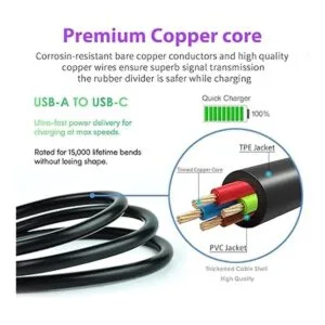 Cable de carga USB C de 6 pies para ATT Calypso 23_5