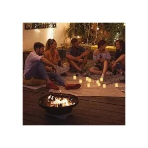 SHYMERY Velas votivas sin llama duran 2 veces más tiempo_6