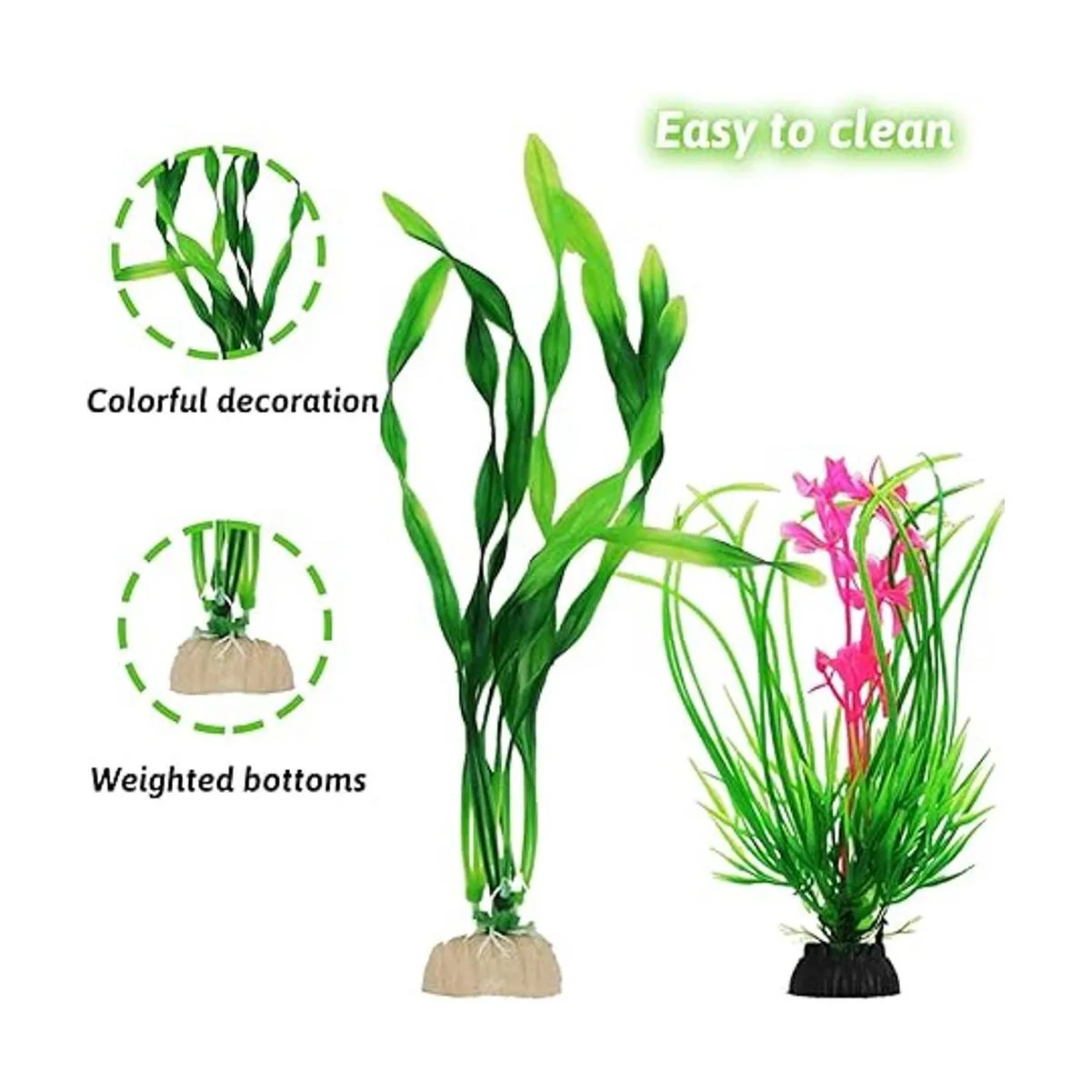 Accesorios para peceras de acuario decoración de plantas_3