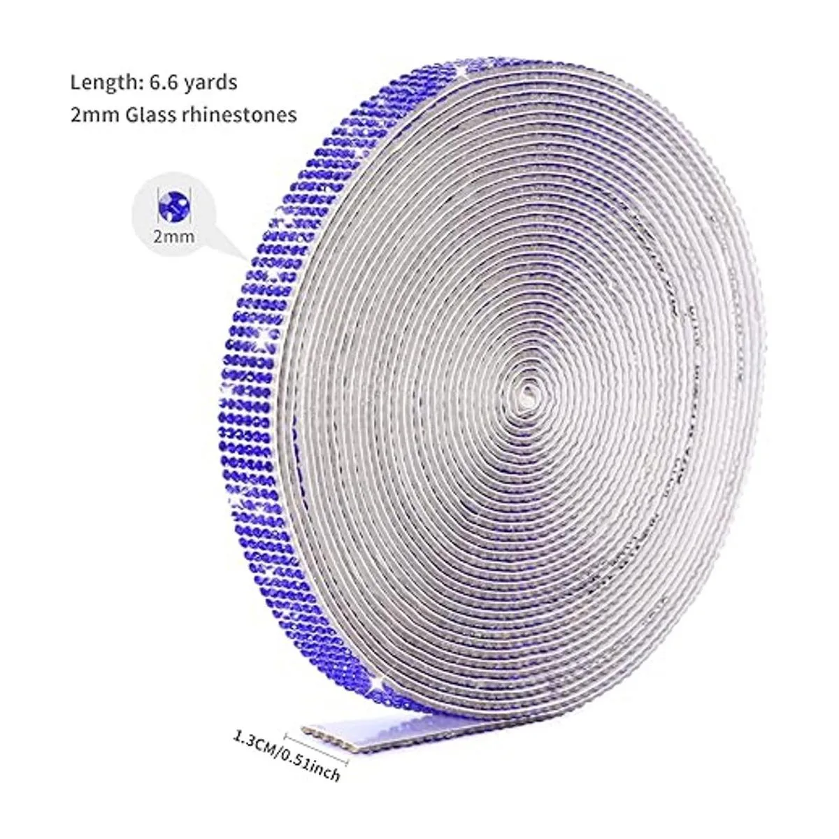 Tiras de diamantes de imitación autoadhesivas de 6.6_2