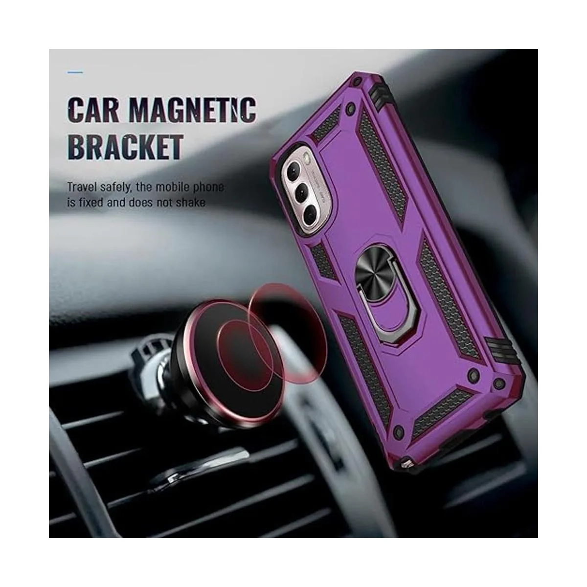 PUSHIMEI Funda para Moto G Stylus 5G 2022 con protector de_3